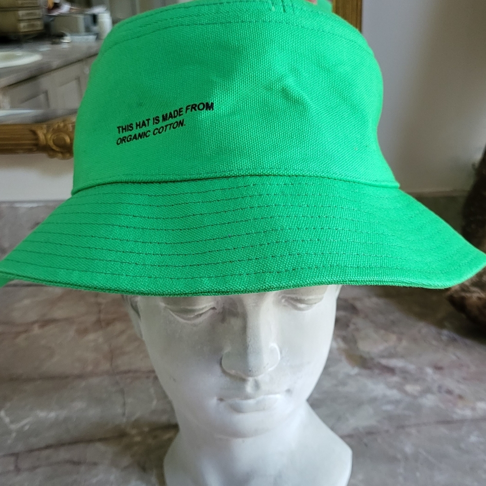 PANGAIA Unisex Jade Green Bucket Hat